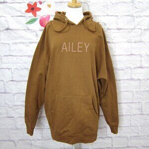 Alvin Ailey American Dance Theater Brown Unisex Logo Hoodie size XXL
